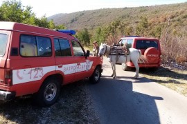 Požar kod Trebinja gase noseći vodu na konjima