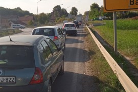 Sudar usporio saobraćaj na prijedorskoj petlji