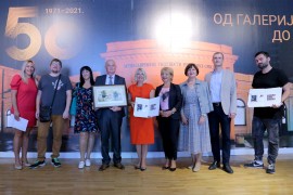Promovisana poštanska marka "50 godina od Galerije do Muzeja savremene ...