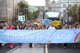 Šetnja beogradskog Prajda završena mirno i bez incidenata