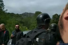 Pogledajte kako Srbi dočekuju jedinicu Rosu na Jarinju
