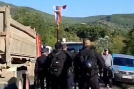 Kosovska policija ispraćena pjesmom "Srpska se truba sa Kosova čuje"