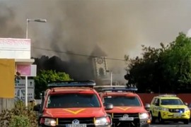 Lava progutala crkvu