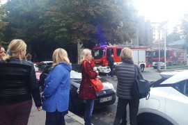 Ugašen požar u Narodnoj banci Srbije