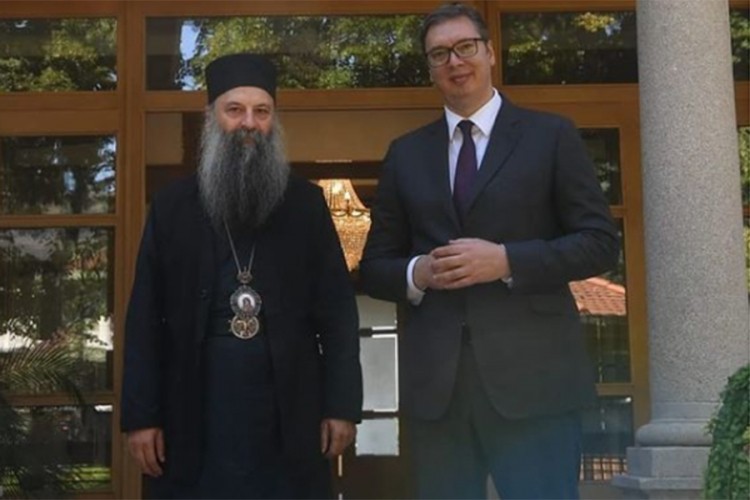 Porfirije: S Vučićem o dovršenju Hrama Svetog Save
