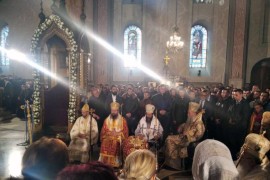 Patrijarh Porfirije služi svetu arhijerejsku liturgiju u Sabornoj ...