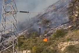 Požar u blizini Kliškog polja