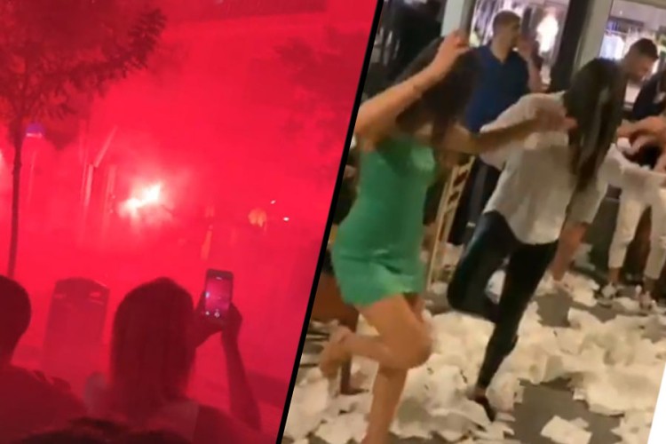 Vujadin i Mirka uz bakljadu slavili rođenje četvrtog djeteta