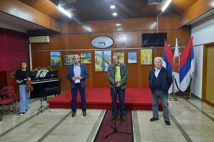 Otvorena izložba slika Zorana Gojkovića