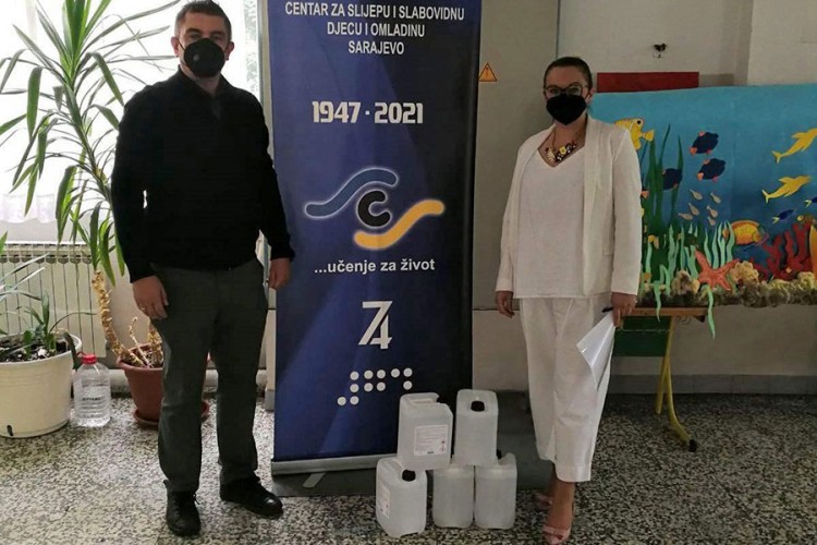 Bosnalijek donira dezinficijense ustanovama za djecu s poteškoćama