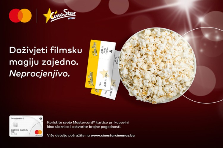 Mastercard pogodnosti u CineStar kinima do kraja godine