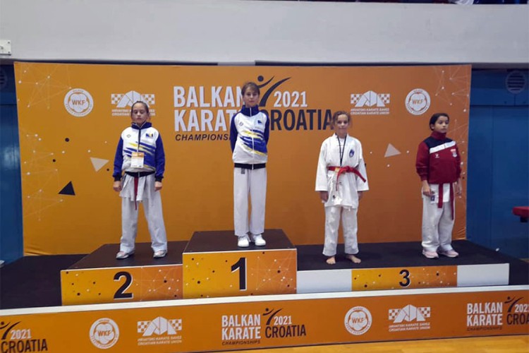 Teodora Đukić viceprvak Balkana u karateu