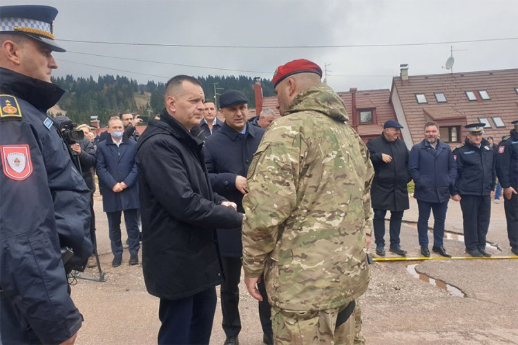 Održana taktično-pokazna vježba na Jahorini: "Nepotrebno nadlijetanje aviona Eufora"