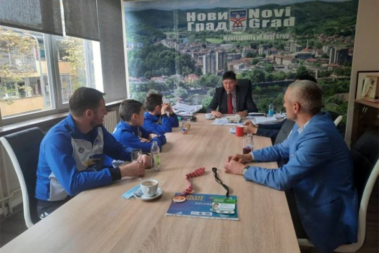 U Novom Gradu prijem za učesnike Balkanskog karate prvenstva
