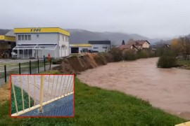 Stanje elemantarne nepogode u Istočnoj Ilidži: Most u Vojkovićima ...
