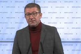 Mickoski: Inicijativa za nepovjerenje vladi sutra u parlamentu