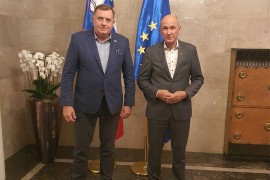Dodik se sastao s Janšom u Ljubljani