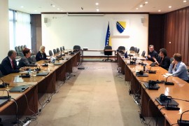 Članovi Interresorne grupe sa predstavnicima EP o izmjenama Izbornog ...