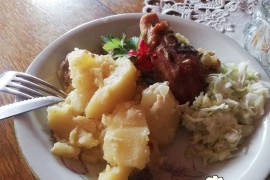 Svinjska rebra u kremastom krompiru