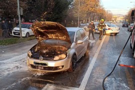 Zapalio se automobil u Banjaluci