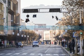 Sanacija kvara na semaforu kod Gradske uprave u Banjaluci