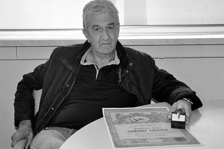 Komemoracija Slaviši Sabljiću u četvrtak u Banskom dvoru