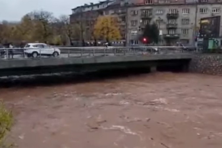 Vodostaj Miljacke i dalje visok
