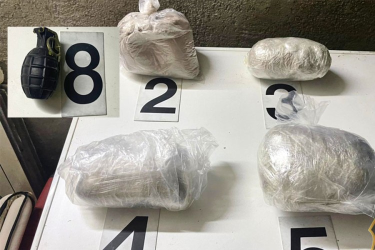 U akciji "Bum" uhapšene tri osobe, pronađena droga i bomba