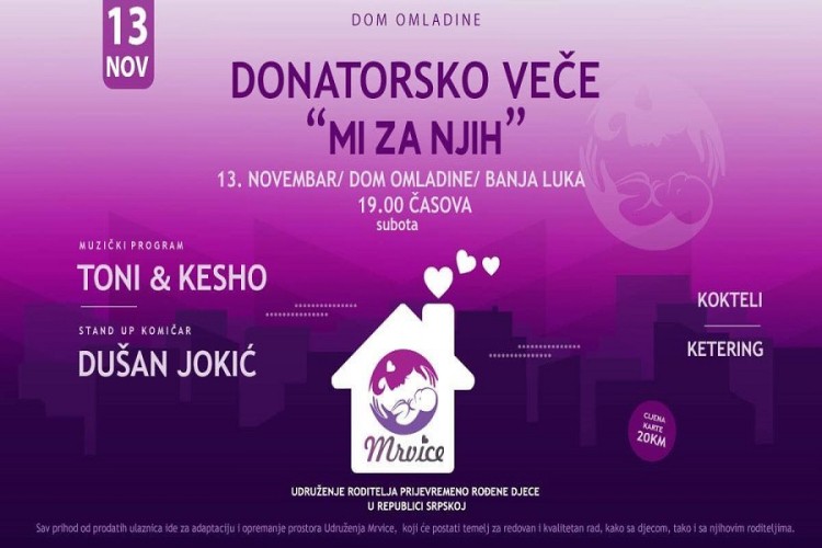 Donatorsko veče u Banjaluci za kutak hrabrim borcima
