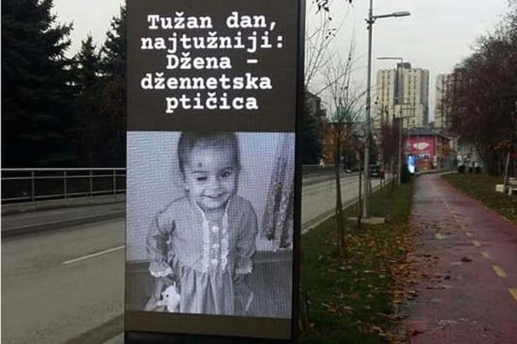 Kakanj obavijen tugom za malenom Dženom: Tužan dan, najtužniji