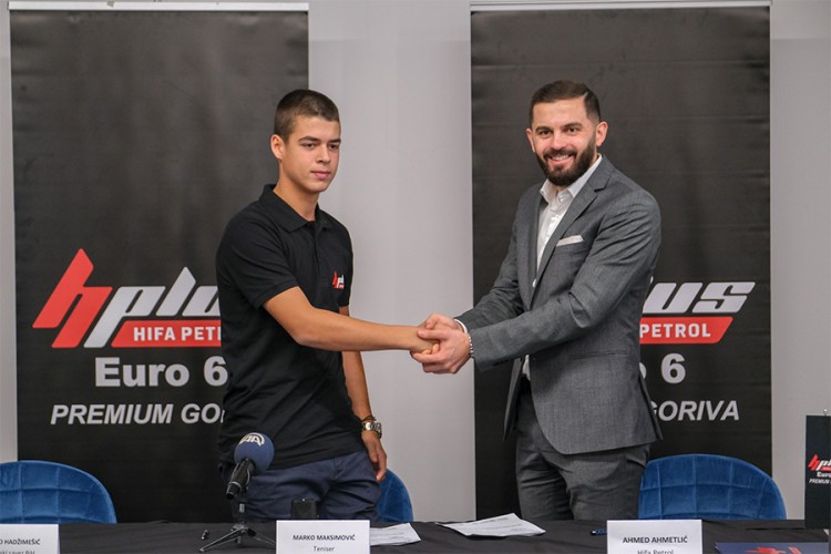 Teniser Marko Maksimović novo zaštitno lice kompanije Hifa Petrol