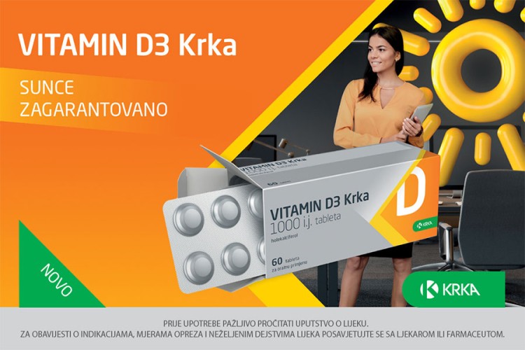 Neka sunce bude uvijek na vašoj strani, pobrinite se za dovoljnu količinu vitamina D