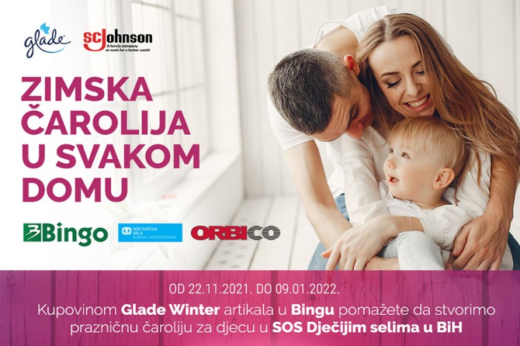 Bingo i Glade zajedno za sretne praznične uspomene u SOS Dječijim selima