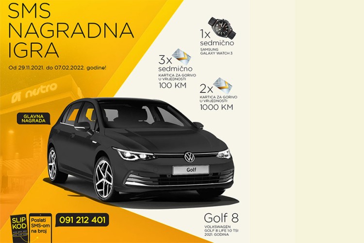 Na Nestru osvoji Golf 8!
