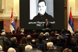 Sahranjen Milutin Mrkonjić, Dačić: Putuj u večnost, dragi ćale