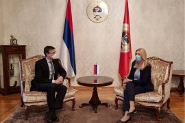 Cvijanovićeva s Portmanom u Banjaluci: Intenzivirati dijalog