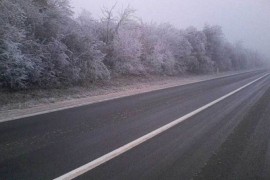 Oprez preko prevoja, moguća poledica