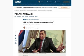 Dodik: Ministarka Analena Berbok nema pojma o životu u BiH