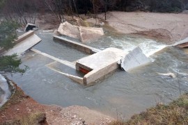Pukla brana na jezeru kod Bosanskog Grahova