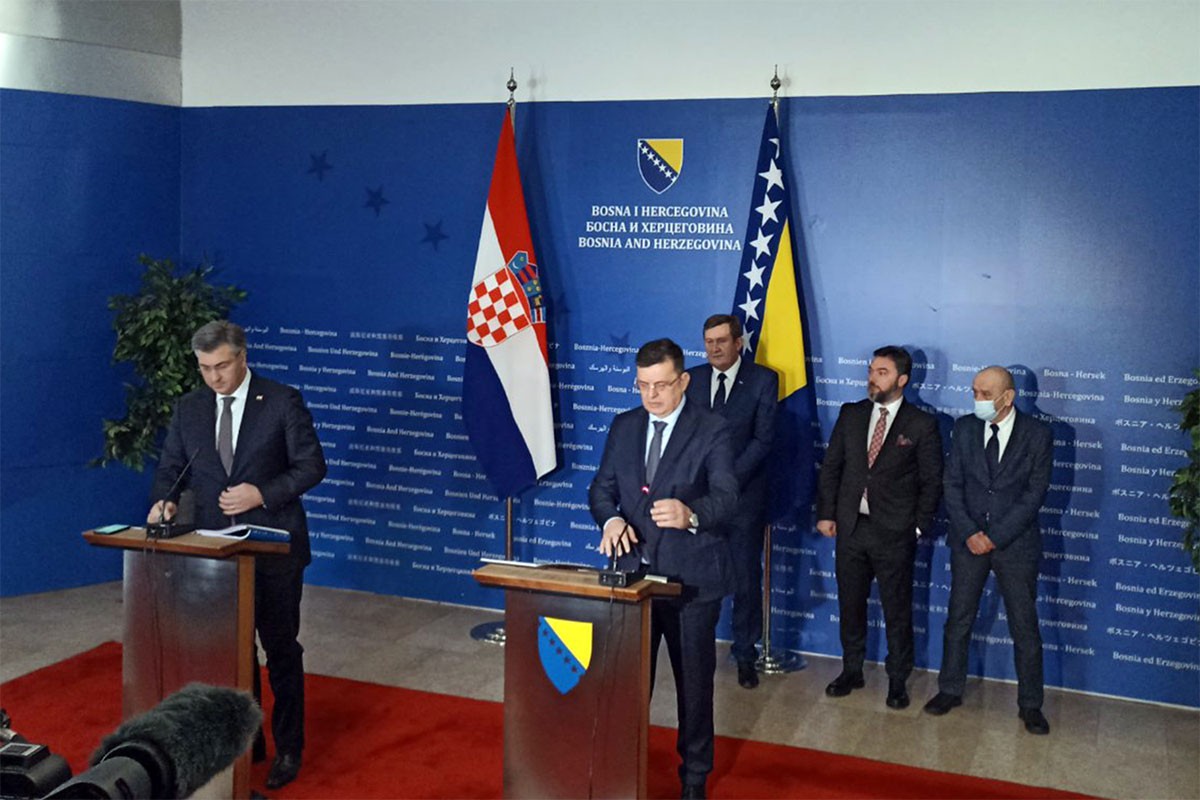Plenković: Interes Hrvatske je ravnopravnost Hrvata u BiH