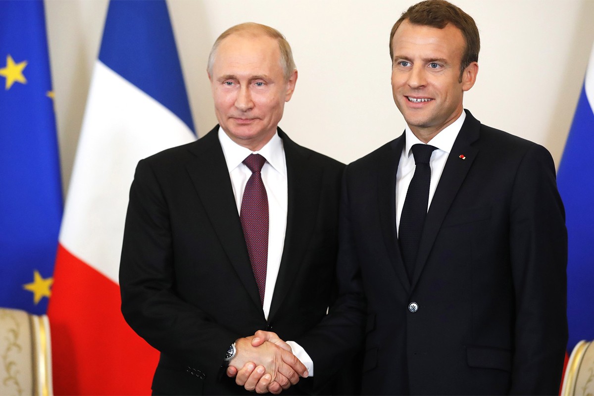 Putin i Makron o bezbjednosnim pitanjima u Evropi