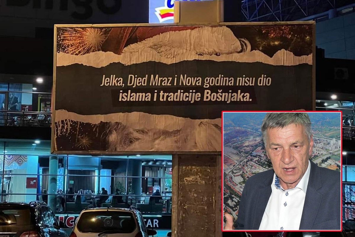 Kasumović za "Nezavisne" o bilbordu: Natpis protiv Nove godine klasična provokacija