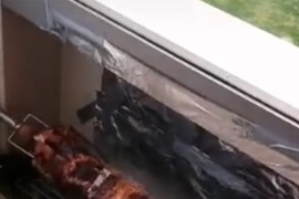 Kako Balkanac u Njemačkoj krišom obrće prase na terasi