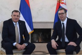 Počeo sastanak Dodika i Vučića