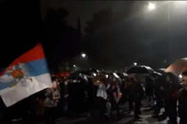 Protesti protiv manjinske vlade Crne Gore održani i večeras