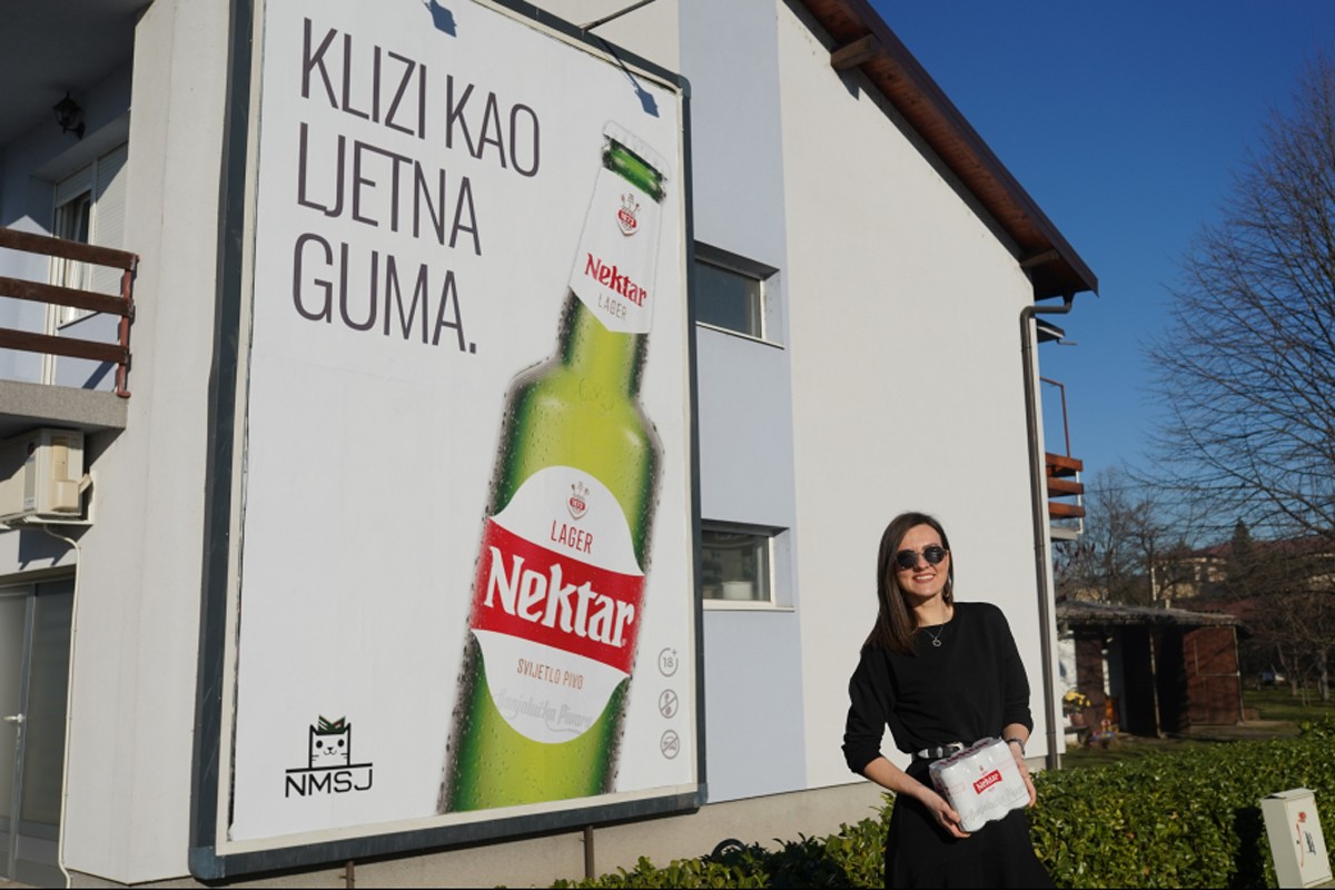 Nektar pivo kampanjom "Klizi kao ljetna guma" darovalo vozače