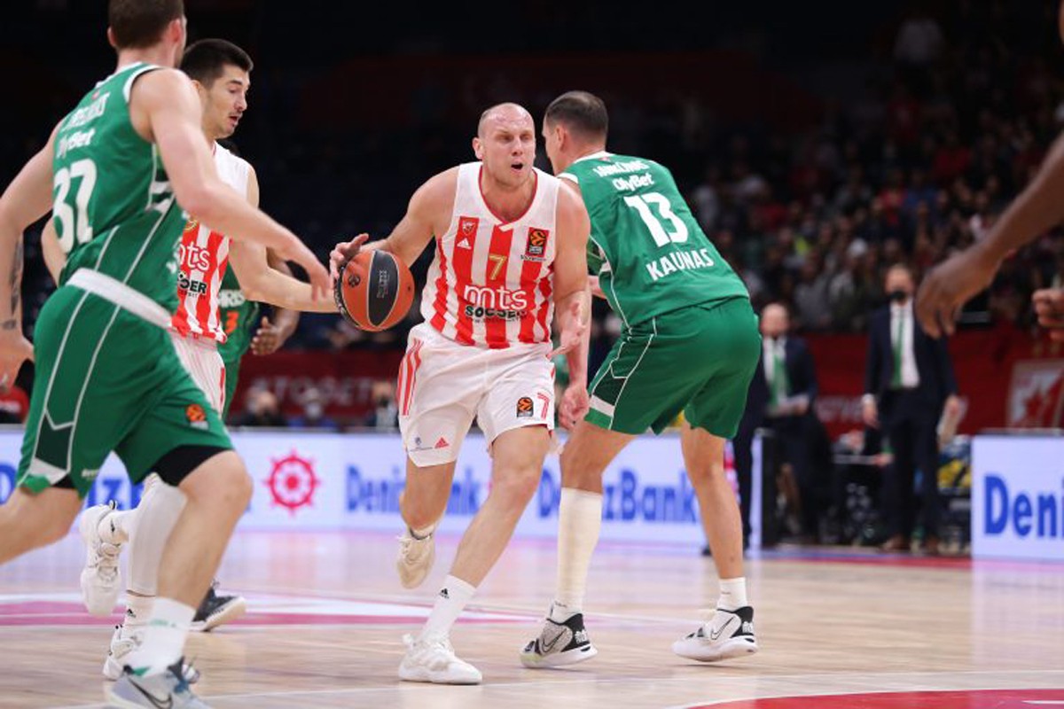 Odložen duel Crvene zvezde i Žalgirisa u Evroligi