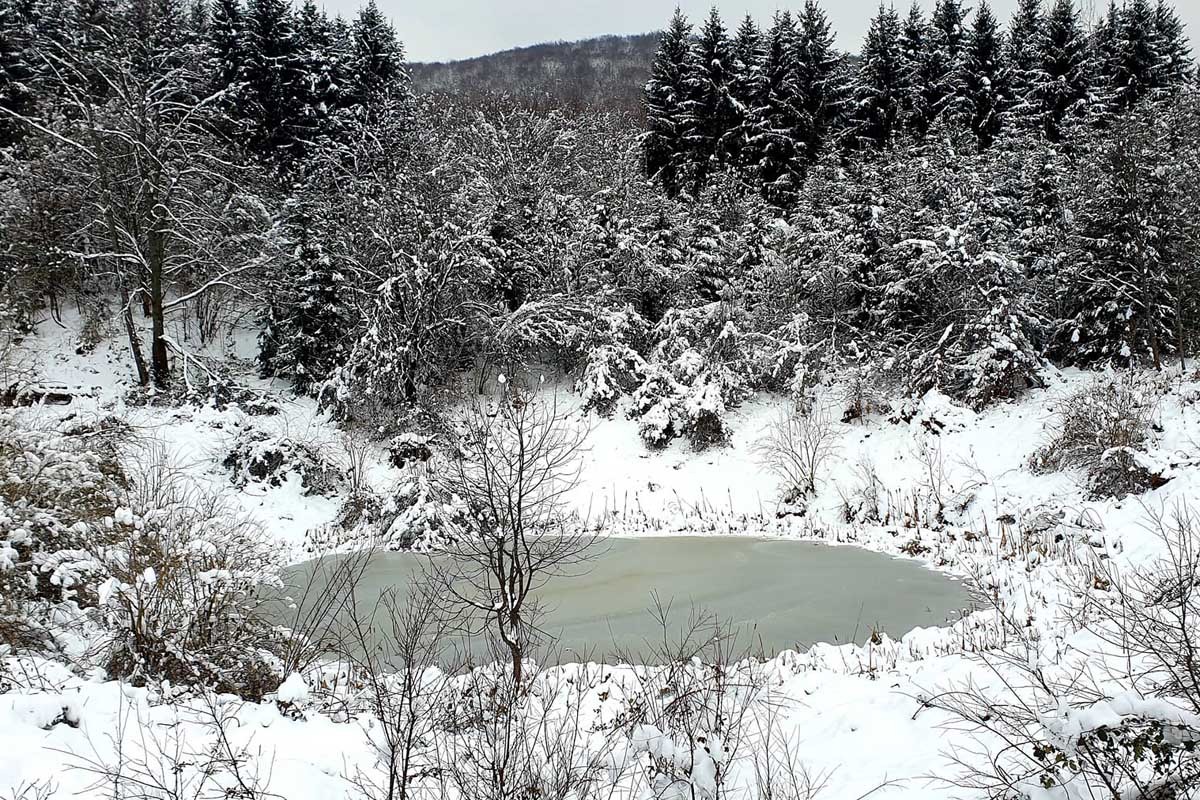 Minus zaledio Kljevačko jezero kod Sanskog Mosta