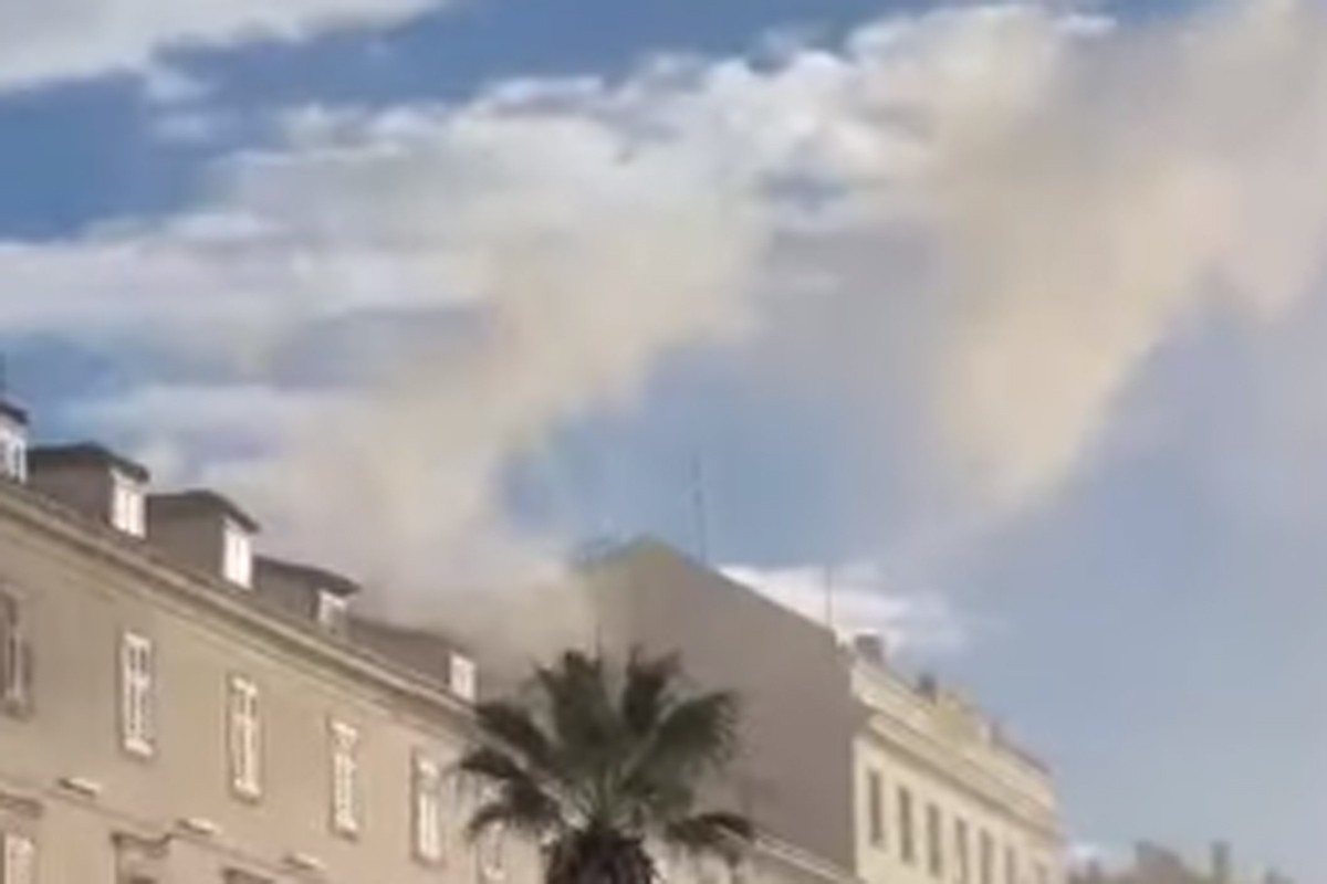 Požar u Dioklecijanovoj palati, splitski vatrogasci brzo reagovali