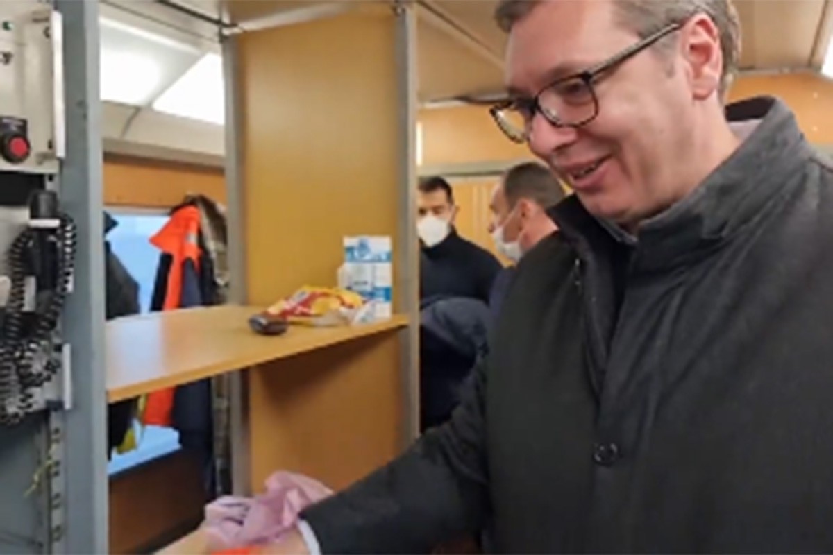 Vučić "testirao" prugu: Istorija, oboren rekord